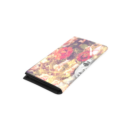 Lola In the Secret Garden Women's Leather Wallet (Model 1611)