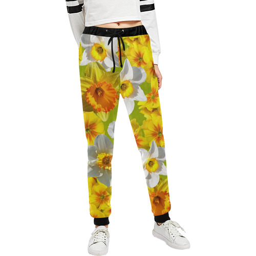 Daffodil Surprise Unisex All Over Print Sweatpants (Model L11)