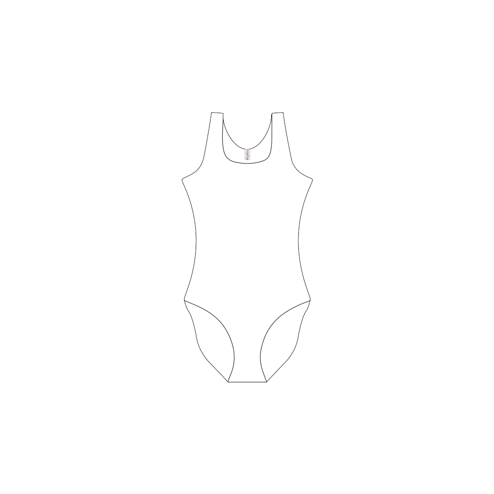 alissa Private Brand Tag on Women's One Piece Swimsuit (3cm X 5cm)