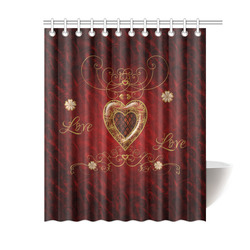 Love, wonderful heart Shower Curtain 60"x72"