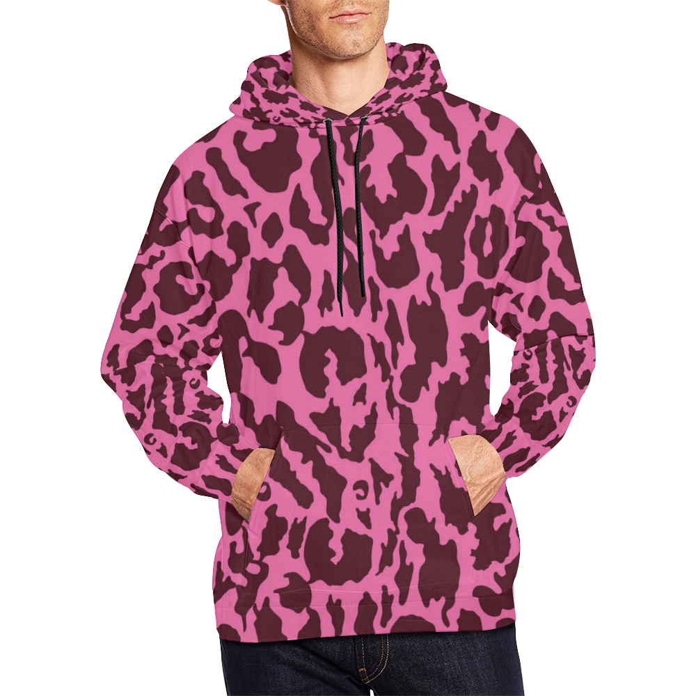 Colorful Animal Skin All Over Print Hoodie for Men/Large Size (USA Size) (Model H13)