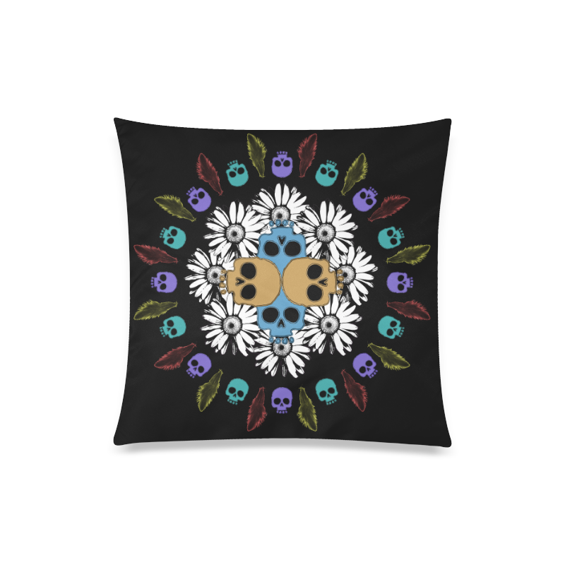 Pushing Daisies Custom Zippered Pillow Case 20"x20"(Twin Sides)