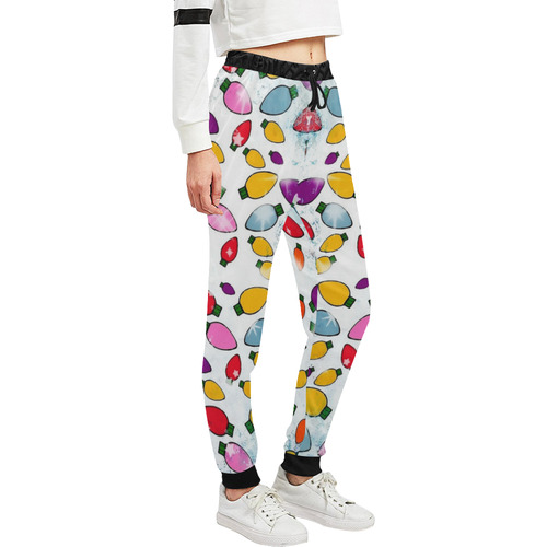 Bulb Popart by Nico Bielow Unisex All Over Print Sweatpants (Model L11)