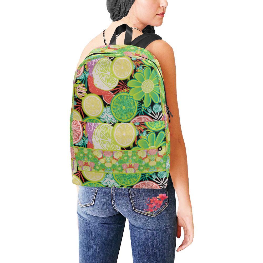 Loudly Lime Unisex Classic Backpack (Model 1673)