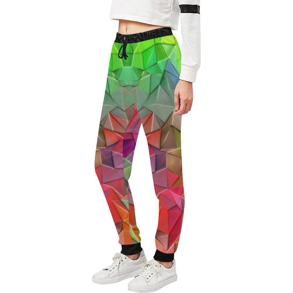 Abstract Popart by Nico Bielow Unisex All Over Print Sweatpants (Model L11)