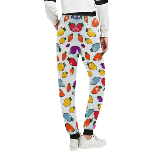 Bulb Popart by Nico Bielow Unisex All Over Print Sweatpants (Model L11)