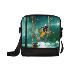 Funny pirate parrot Crossbody Nylon Bags (Model 1633)
