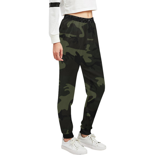 Camo Green Unisex All Over Print Sweatpants (Model L11)