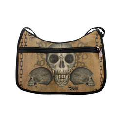 Awesome skull with celtic knot Crossbody Bags (Model 1616)