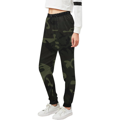Camo Green Unisex All Over Print Sweatpants (Model L11)