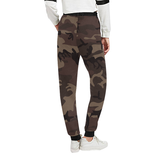 Camo Red Brown Unisex All Over Print Sweatpants (Model L11)