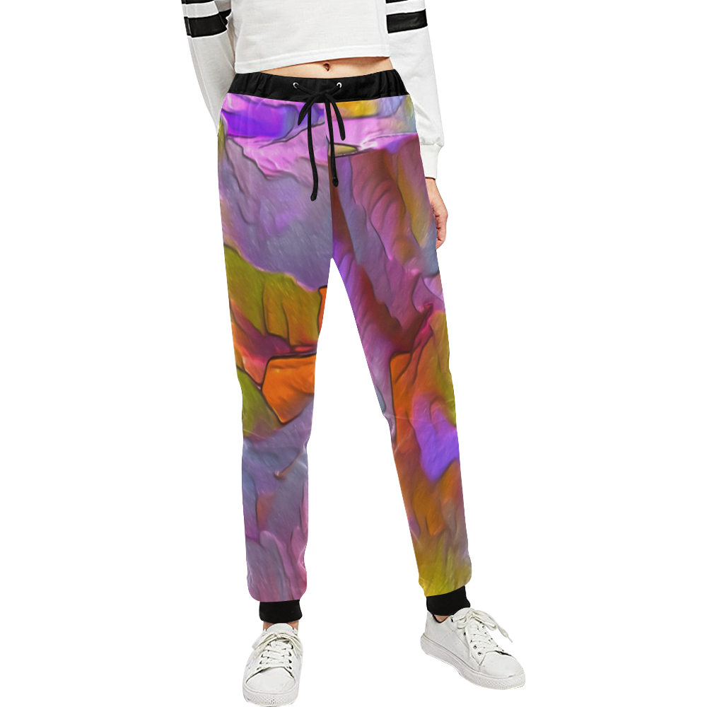 Colorfully Landscape Aerial View Unisex All Over Print Sweatpants (Model L11)
