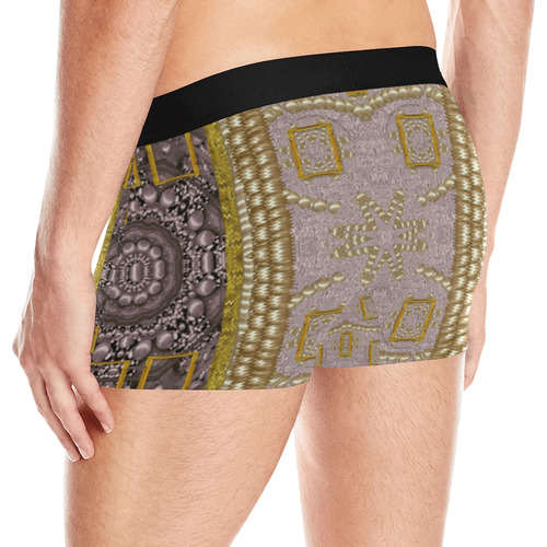 Gothic in modern stars and pearls Men's All Over Print Boxer Briefs (Model L10)