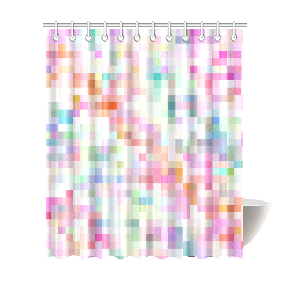 pixeledspring Shower Curtain 72"x84"