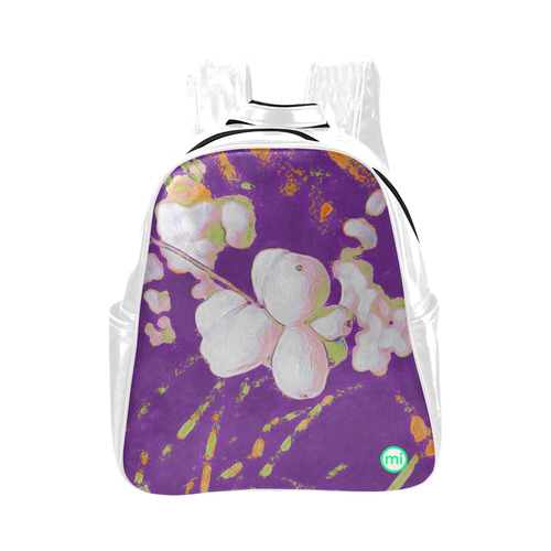 Snowberries. Inspired by the Magic Island of Gotland. Multi-Pockets Backpack (Model 1636)