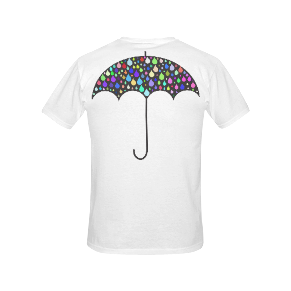 T-shirt Umbrella by Tell 3 People All Over Print T-Shirt for Women (USA Size) (Model T40)