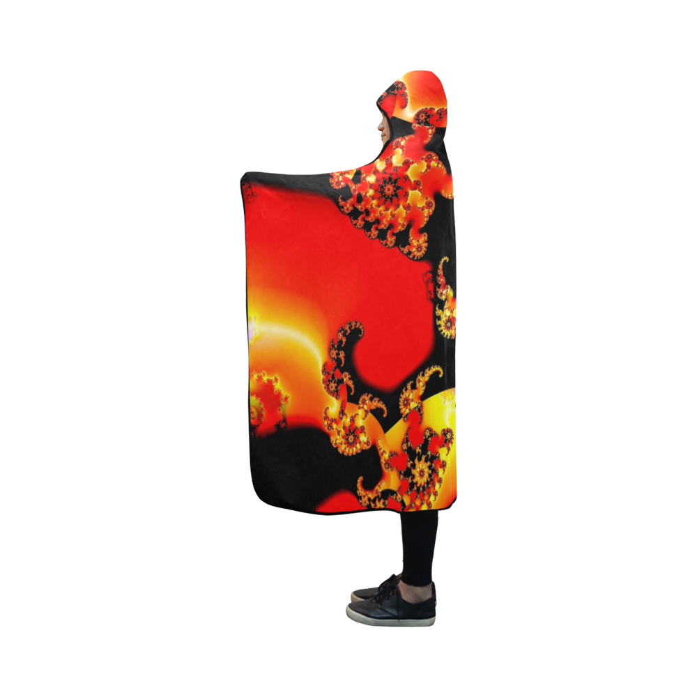 Firewall by Martina Webster Hooded Blanket 50''x40''