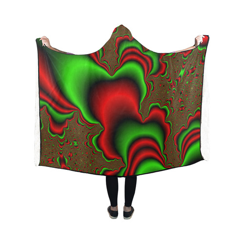 Tubular by Martina Webster Hooded Blanket 50''x40''