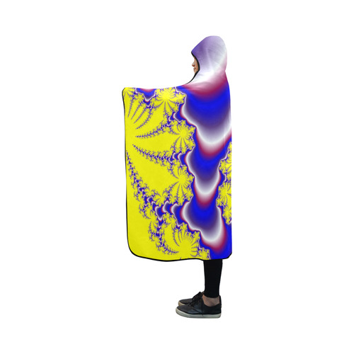 Neurons by Martina Webster Hooded Blanket 50''x40''