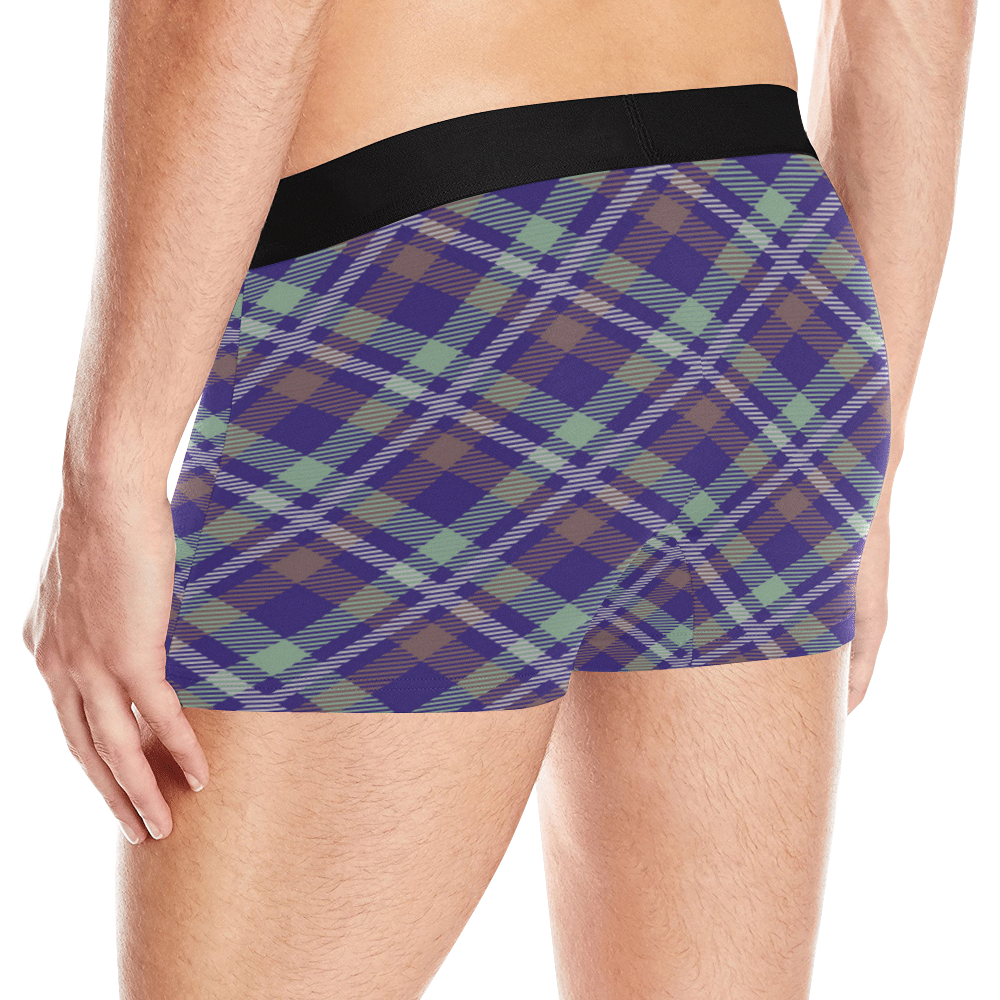 plaid2 Men's All Over Print Boxer Briefs (Model L10)