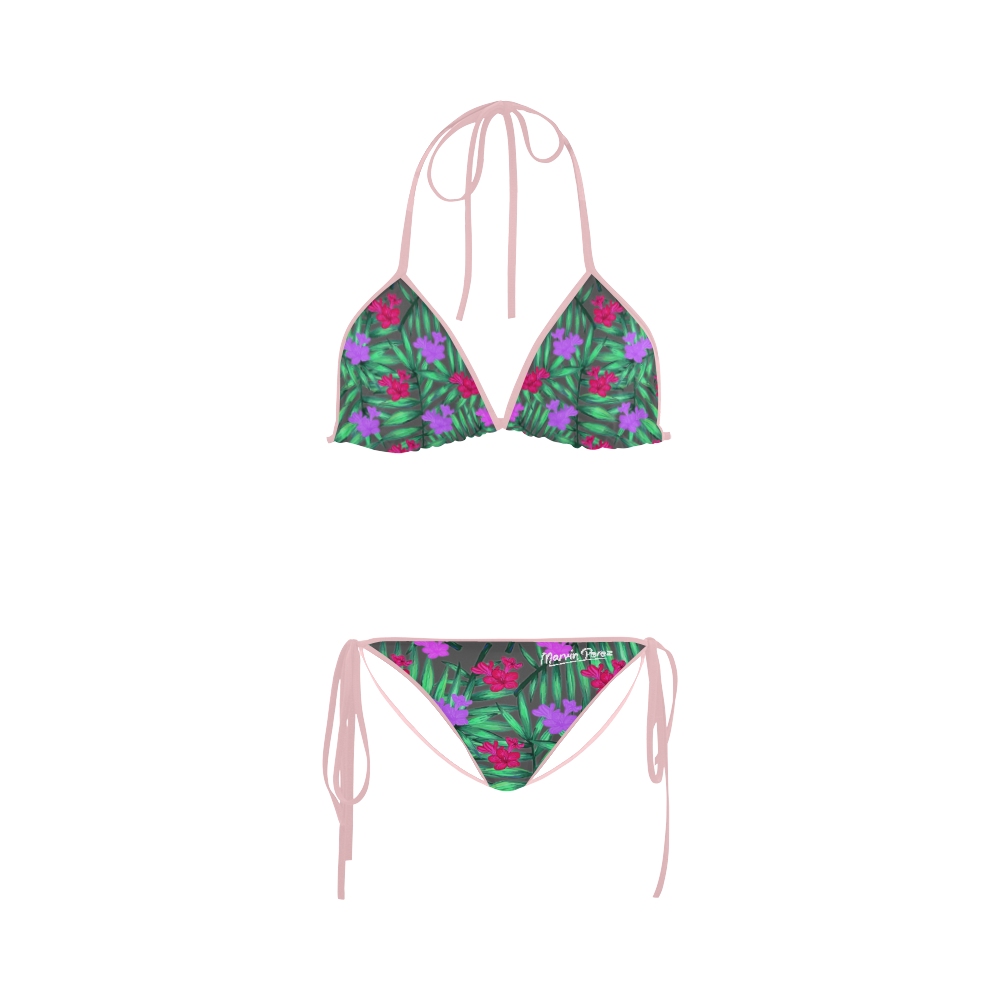 Tropic Flowers Custom Bikini Swimsuit
