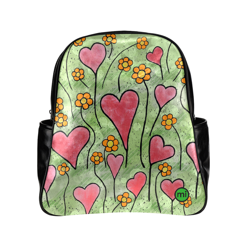 Where Love Grows. Inspired by the Magic Island of Gotland. Multi-Pockets Backpack (Model 1636)