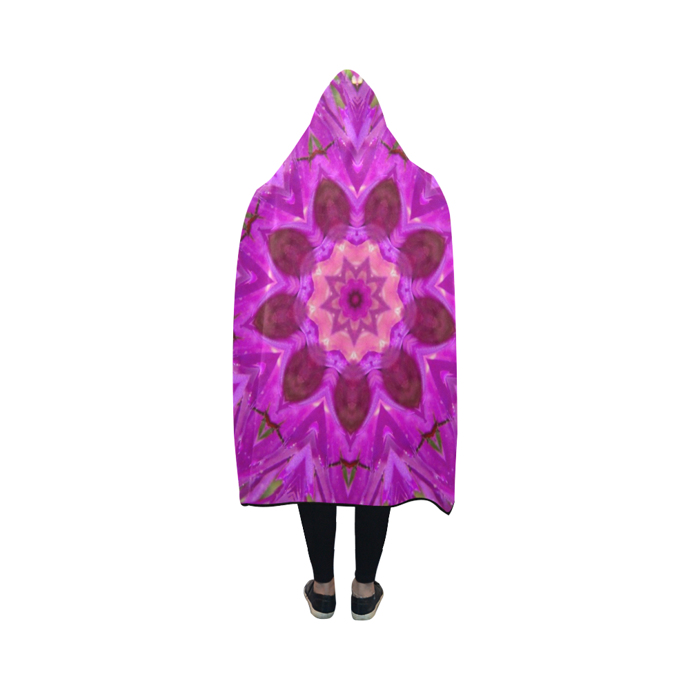 Fuchsia by Martina Webster Hooded Blanket 50''x40''