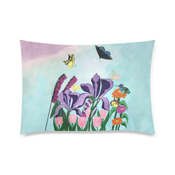 Garden of Heavenly Delights 20 x 30 Pillowcase Custom Zippered Pillow Case 20"x30"(Twin Sides)