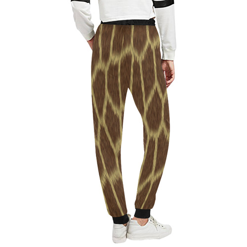 Giraffe Print Unisex All Over Print Sweatpants (Model L11)