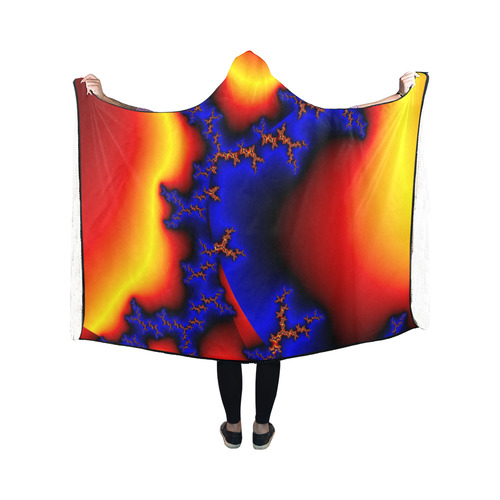 Electra 2 by Martina webster Hooded Blanket 50''x40''