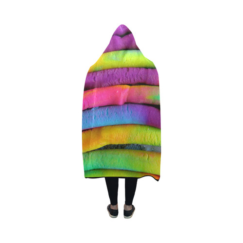Rainbow Pride by Martina Webster Hooded Blanket 50''x40''