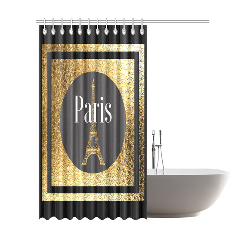 Parisian Showers Shower Curtain 72"x84"