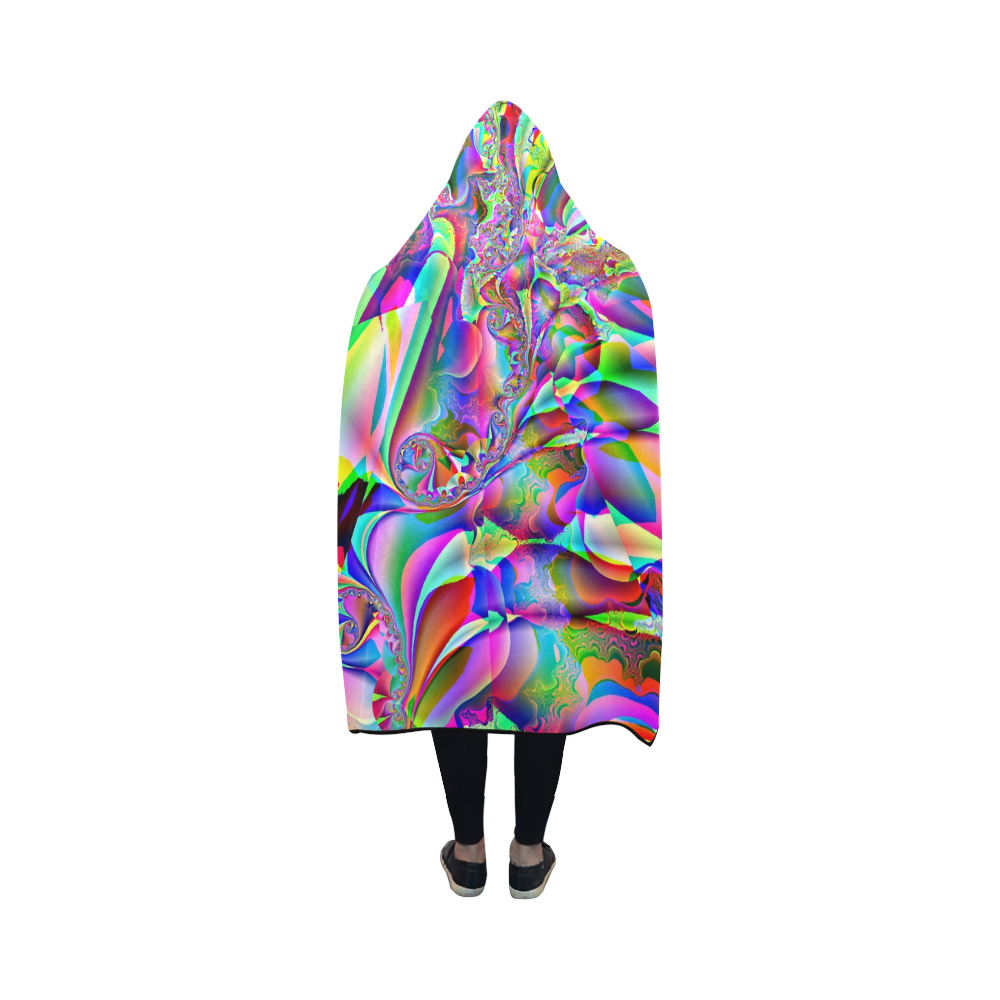 Abstractic by Martina Webster Hooded Blanket 50''x40''