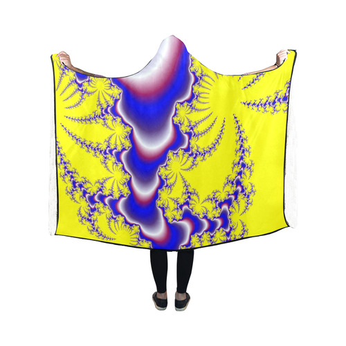 Neurons by Martina Webster Hooded Blanket 50''x40''
