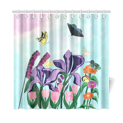 Garden of Heavenly Delights 72 x 72 Shower Curtain Shower Curtain 72"x72"