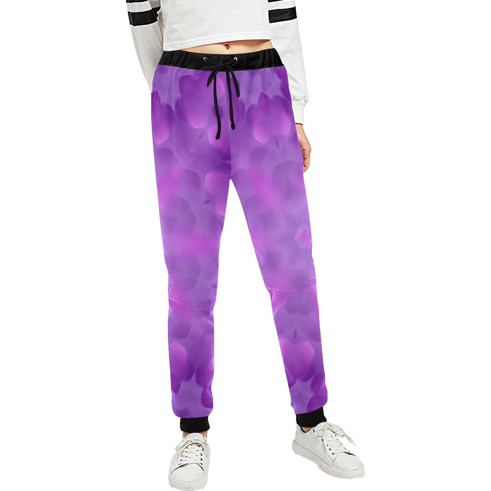 purple cloud Unisex All Over Print Sweatpants (Model L11)