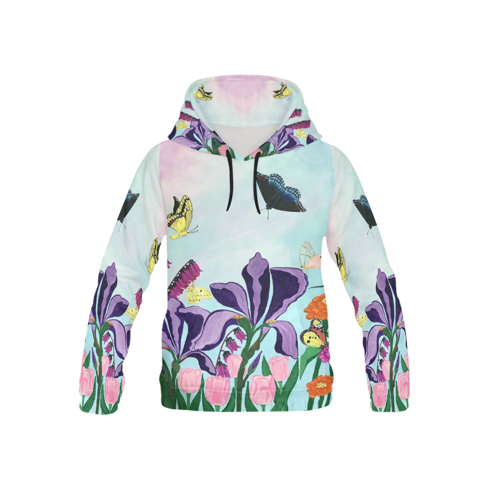 Garden of Heavenly Delights Kid's Hoodie All Over Print Hoodie for Kid (USA Size) (Model H13)