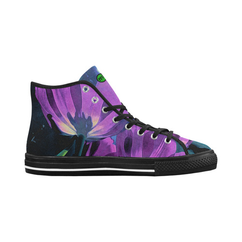 Sunny Lilac Tulip. Inspired by the Magic Island of Gotland. Vancouver H Women's Canvas Shoes (1013-1)