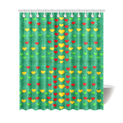 love is in all of us to give and show Shower Curtain 72"x84"