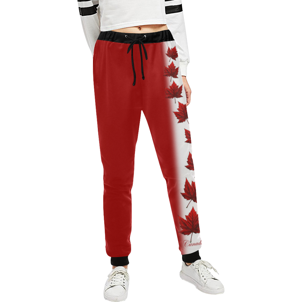 Canada Souvenir Sweat Pants Canada Track Pants Unisex All Over Print Sweatpants (Model L11)