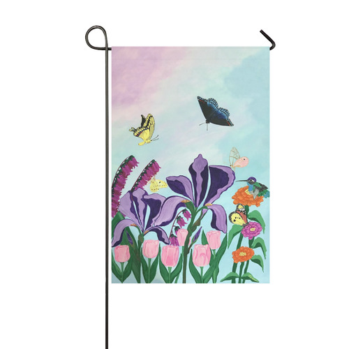 Garden of Heavenly Delights 12 x 18 Flag Garden Flag 12‘’x18‘’（Without Flagpole）