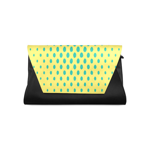 Density in Yellow and Green Clutch Bag (Model 1630)