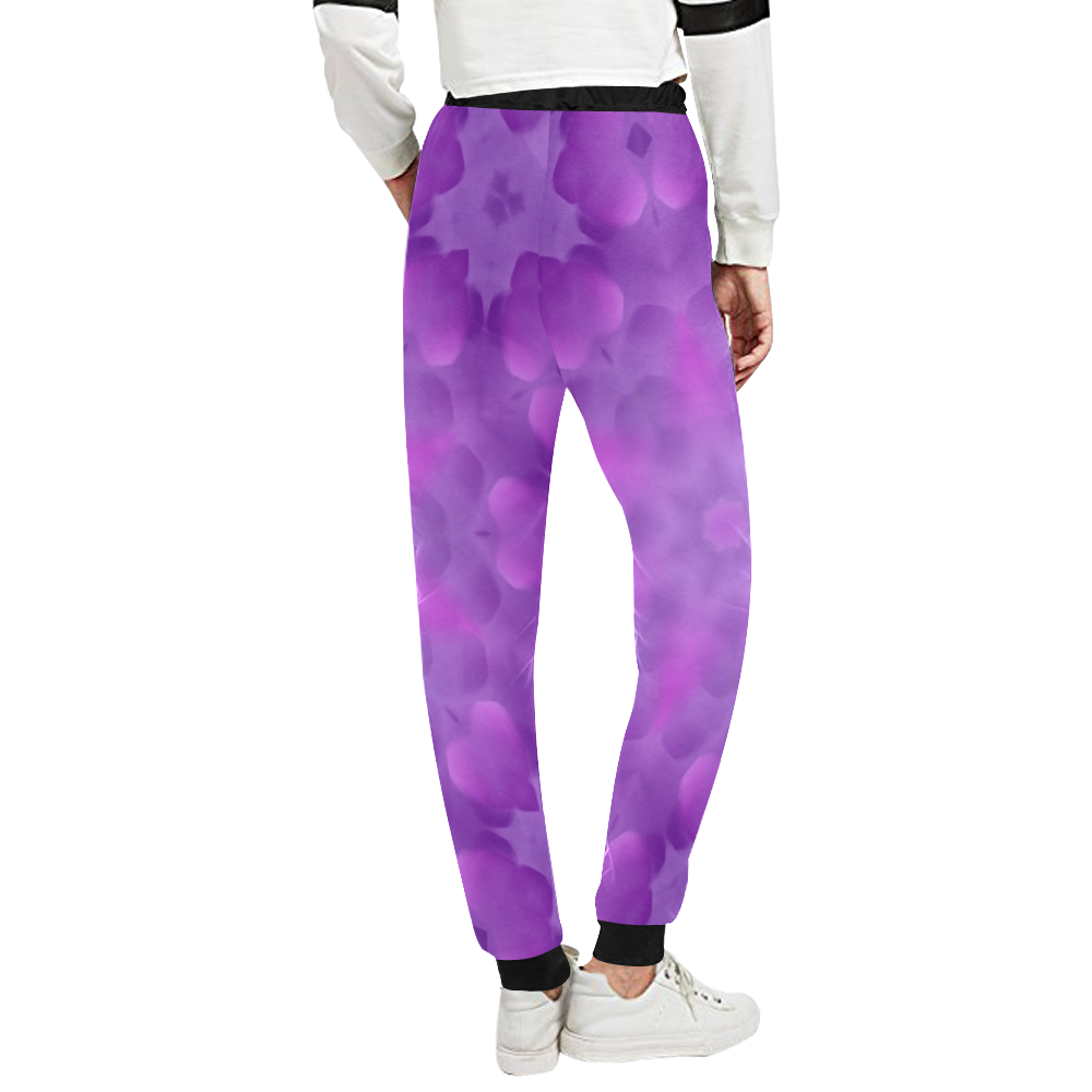 purple cloud Unisex All Over Print Sweatpants (Model L11)