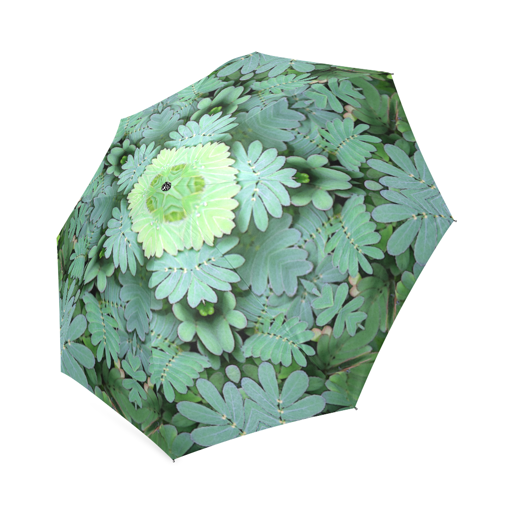 Mimosa caleidoscoape photo print Foldable Umbrella (Model U01)