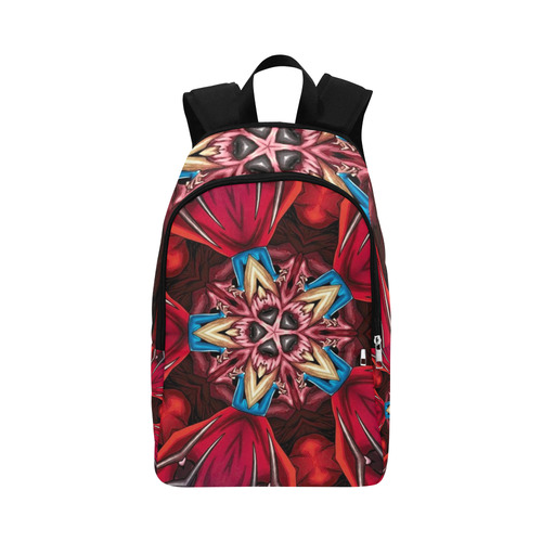 Hell Gate Demon Flower Fabric Backpack for Adult (Model 1659)