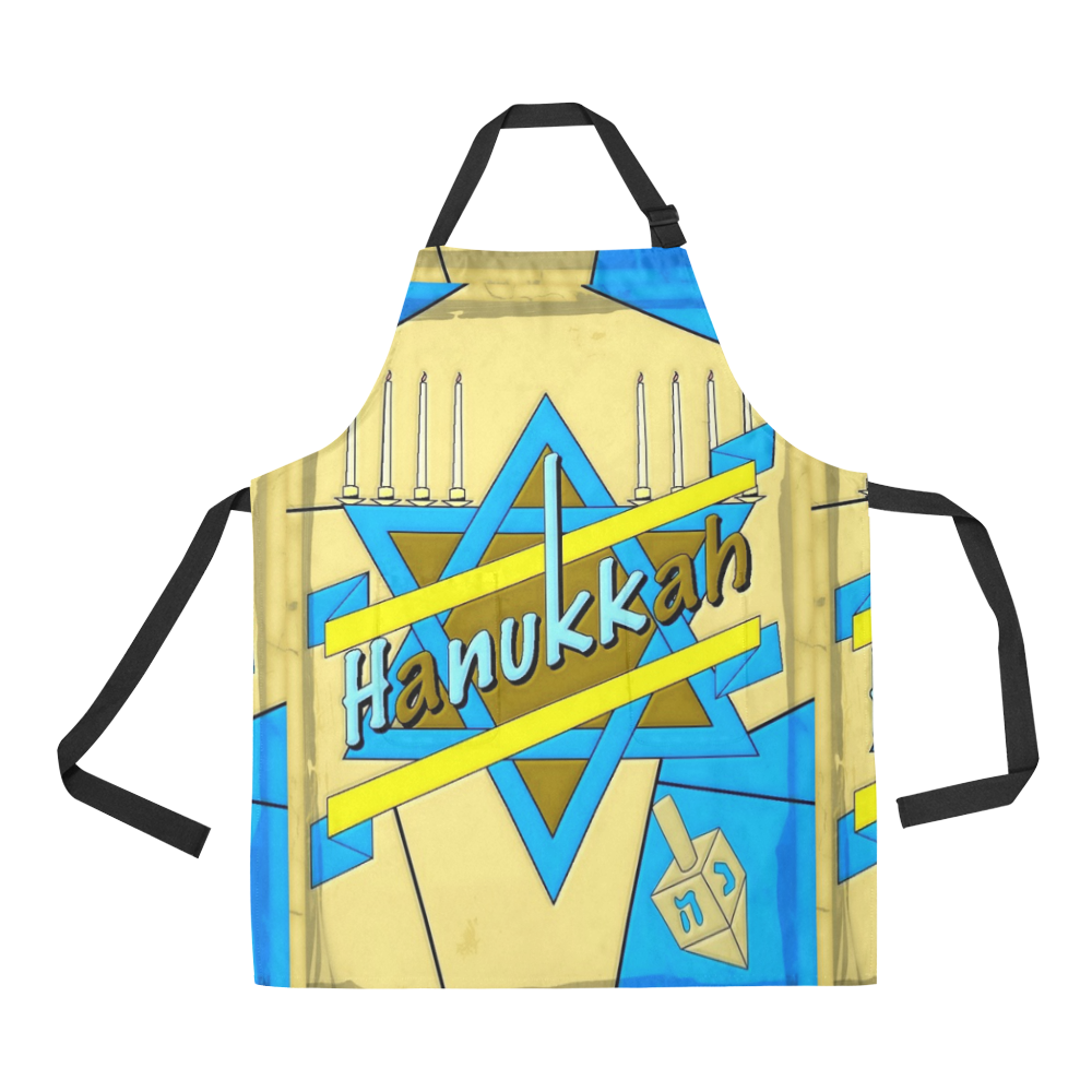 Hanukkah by Popart Lover All Over Print Apron