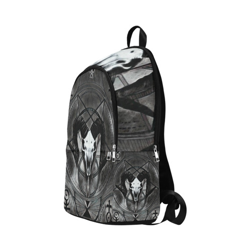 Darkside Baphomet Skull Fabric Backpack for Adult (Model 1659)