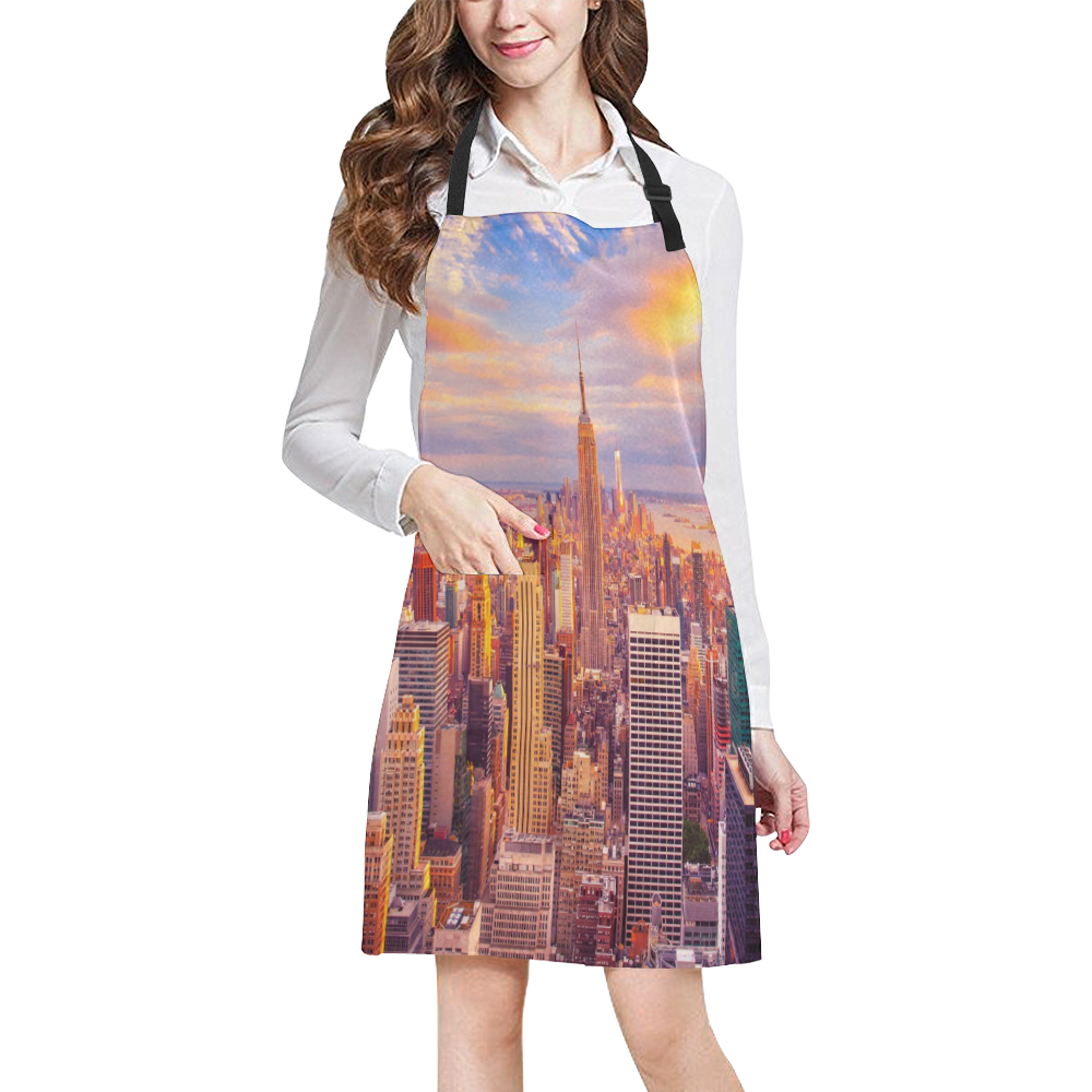 New York by Artdream All Over Print Apron