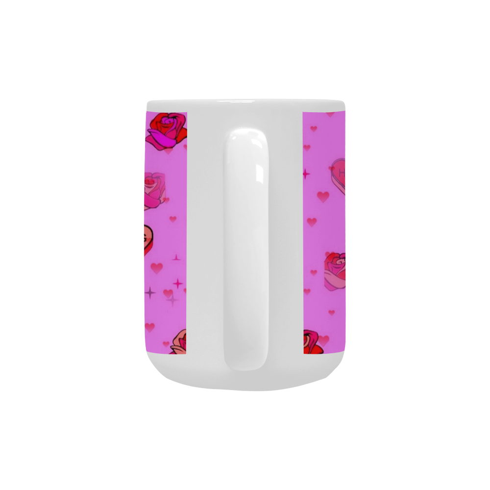 Valentine by Popart Lover Custom Ceramic Mug (15OZ)