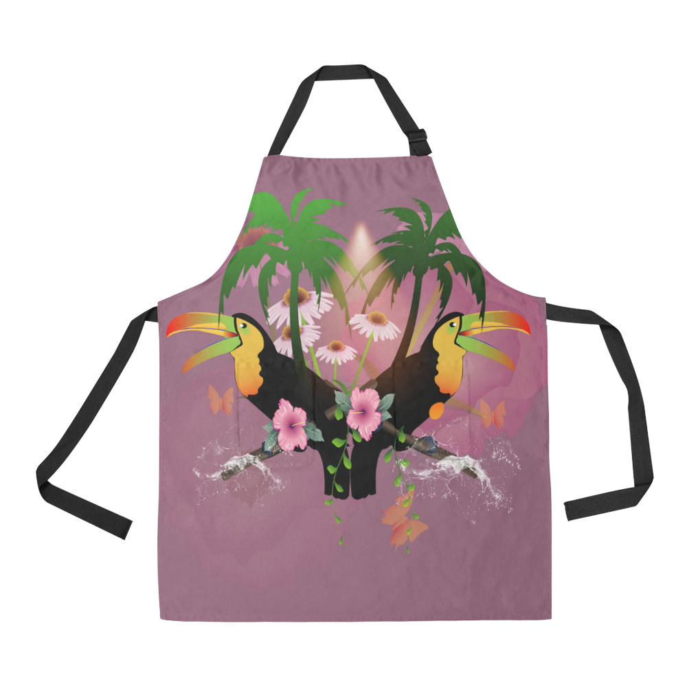 Tropical design All Over Print Apron